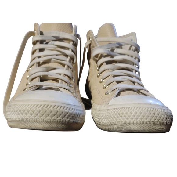 Converse Chuck Taylor All Star Leather High-Top 8.5 Light Dune - Picture 3 of 10